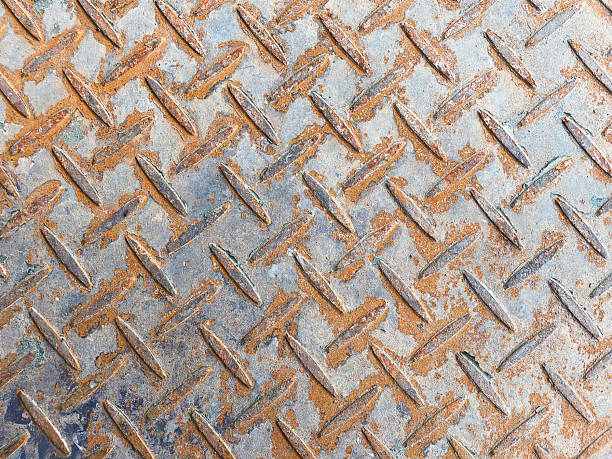 istock :  High-Detail Rusted Diamond Plate Texture for Industrial Backgrounds 2250912064