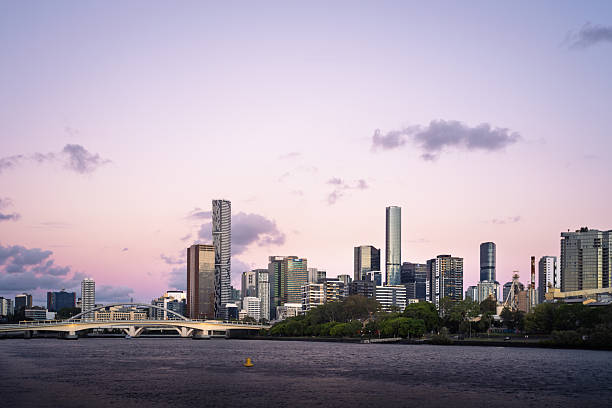 istock Brisbane River and City Sunset 2250913678