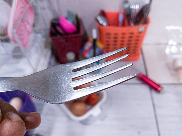 close up of fork head