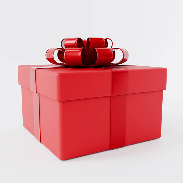 istock A striking, perfectly wrapped matte red gift box featuring a glossy, luxurious satin ribbon and bow, on a clean white background, symbolizing celebration and surprise. 2250918549