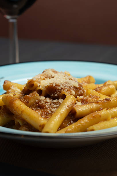 Pasta alla Genovese Neapolitan at the restaurant