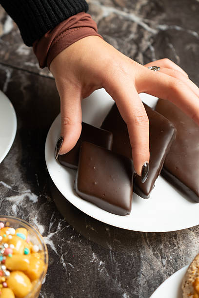 Neapolitan sweets mustaccioli
