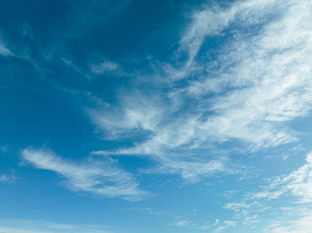 istock Vibrant Blue Sky with White Clouds in a Beautiful Summer Day 2250941184