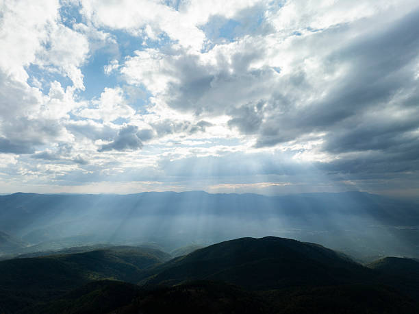 istock Vibrant Blue Sky with White Clouds in a Beautiful Summer Day 2250941298