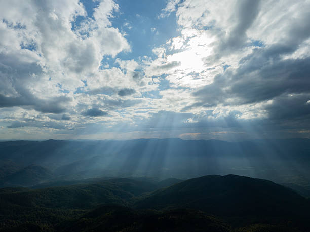 istock Vibrant Blue Sky with White Clouds in a Beautiful Summer Day 2250941308
