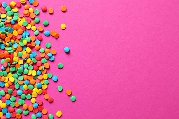 istock Colorful confetti close up, holiday conception 2250946824