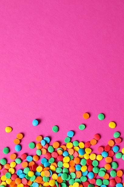 istock Colorful confetti close up, holiday conception 2250946828