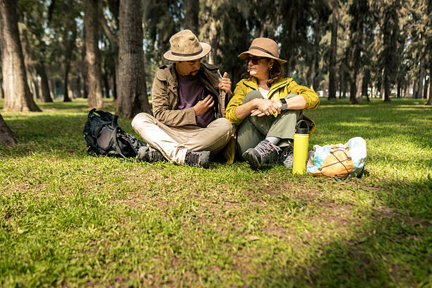 istock A multiethnic couple in the forest 2250955298