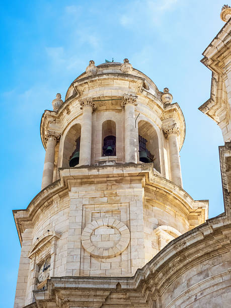 Bell tower of Cadiz Cathedral, Cadiz, Andalusia, Spain