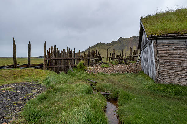 istock ancient wooden hut in Iceland 2250964114