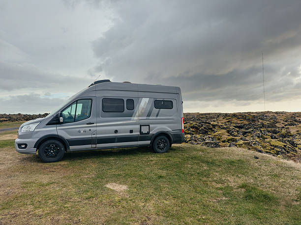 istock A camper van in the lava fields of Iceland 2250964533