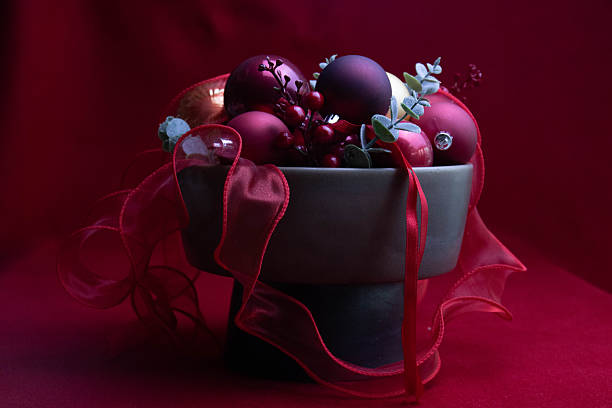 istock Crimson Christmas Bowl 2250969789