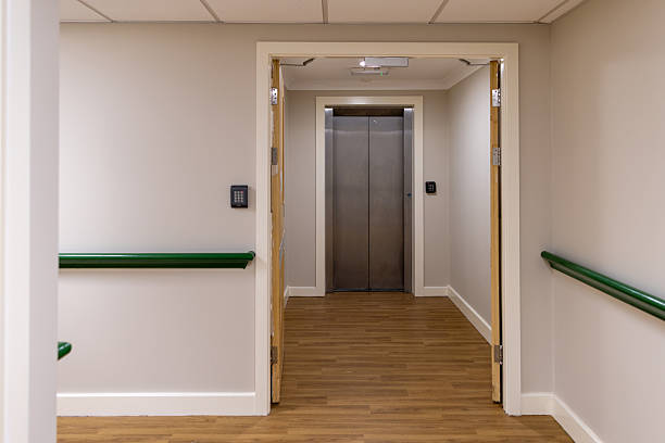 istock Lift Doors in a Care Home Lobby 2250981373