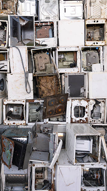 istock Scrapped Home Appliances at Recycling Facility 2250981483