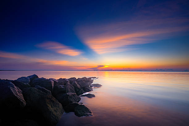 istock beautiful dawn before sunrise at the beach 2250988001