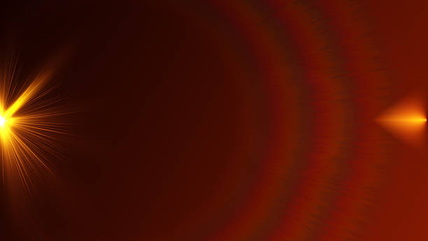 Optical Flare Transition Overlay in Black Background. Animation of Fast Bright Light. Flares Film Transitions Set. 4K photo
