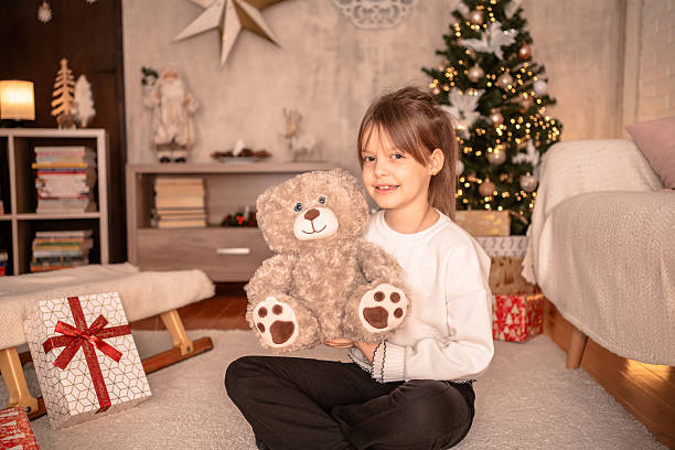 istock Happy girl at Christmas 2251004040
