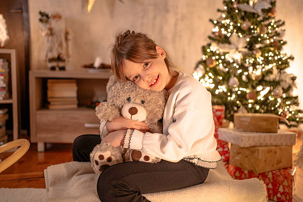 istock Happy girl at Christmas 2251004931
