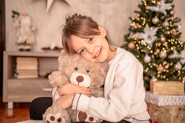 istock Happy girl at Christmas 2251004983