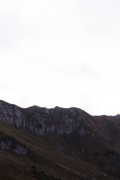 Tranquil Rocky Ridge Under Luminous Sky With Simple Horizon For Reflective Artistic Captures
