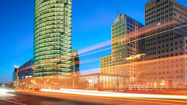 istock Potsdamer Platz in Berlin by night , Germany 2251008783