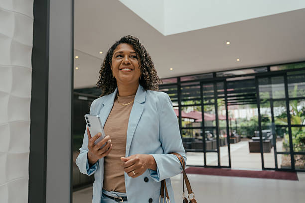 istock A businesswoman arriving at work with confidence. 2251020249