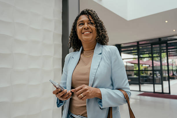 istock A businesswoman arriving at work with confidence. 2251020259