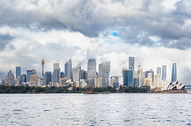 istock Sydney bay skyline from the sea 2251020547