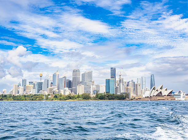 istock Sydney bay skyline from the sea 2251020549