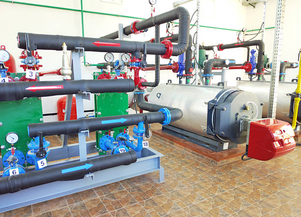 istock A modern boiler room with two large industrial boilers 2251021878