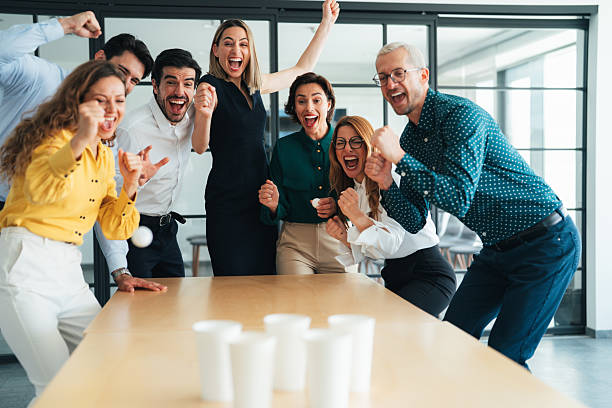 istock Business team Taking a Break with games 2251037156