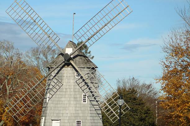 The windmill in downtown Sag Harbor.
