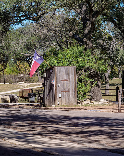 Old Wood Building Luckenbach, Texas, population 3