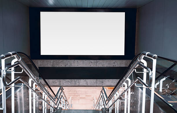 istock Blank billboard mockup indoors 2251057453