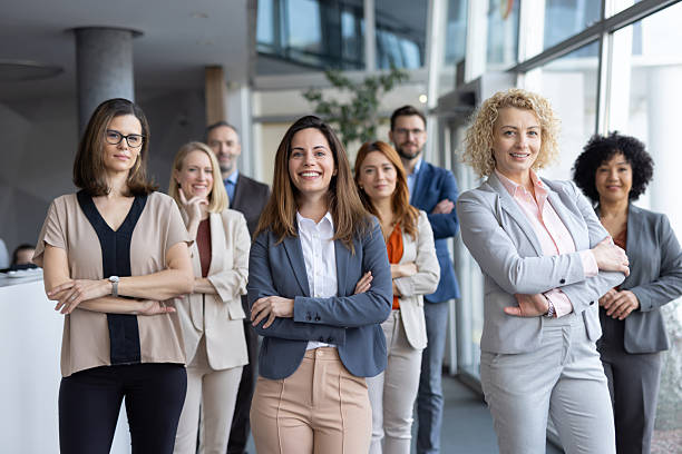 istock Empowered team demonstrating unity in a modern office 2023 2251059730