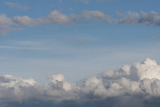 istock Vibrant Blue Sky with White Clouds in a Beautiful Summer Day 2251065654
