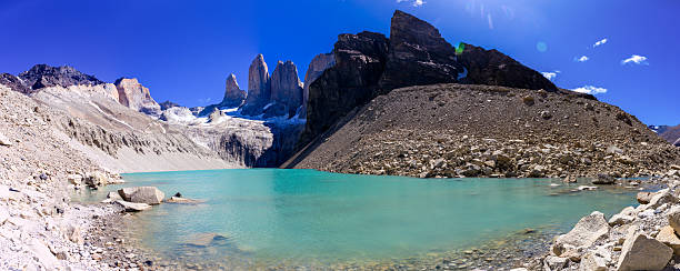istock Torres del Paine in Chile captured with dramatic granite peaks, pristine lakes, rugged Patagonian landscape 2251068239