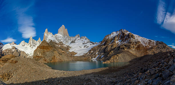 istock Fitz Roy panorama featuring sharp granite peaks, wide mountain landscape, Patagonia nature scenery 2251069773
