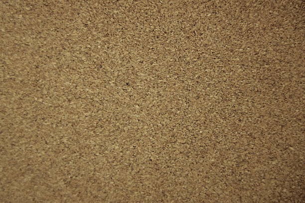 Cork board background from above, abstract texture as design element