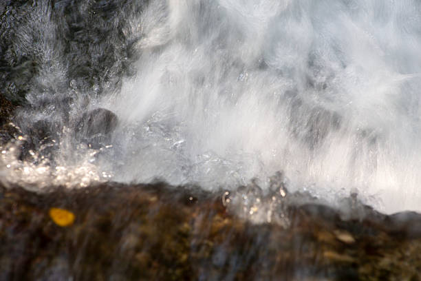 Abstract background of water Vintgar Gorge near Bled, Slovenia