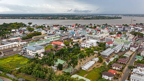 istock Aerial View of Paramaribo Waterfront and Colonial Architecture 2251075567