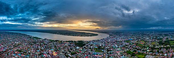 istock Panoramic Aerial View of Suriname River and Paramaribo City 2251075591