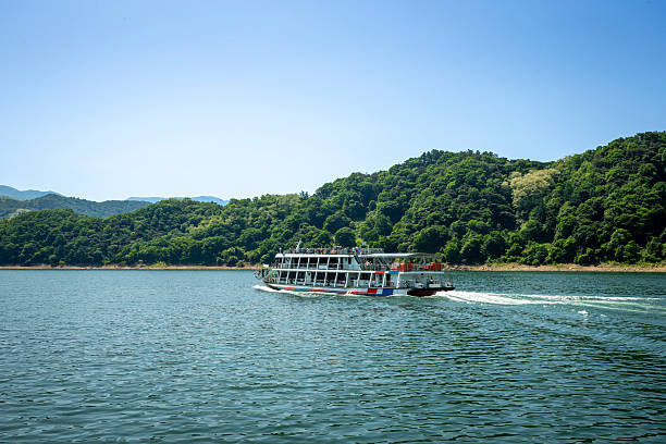 istock Cruise ship on Chungju Lake 2251081656