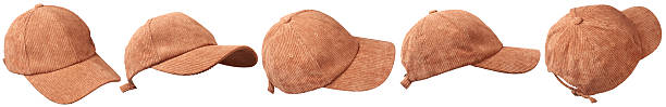 istock brown corduroy baseball caps set isolated white 2251083296