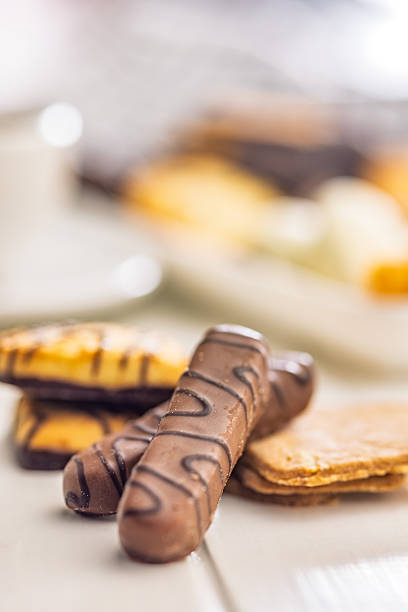 istock Christmas sweet and cookies on white table. 2251090532