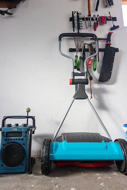 istock Organized Tools and Equipment in a Garage Workspace 2251102082