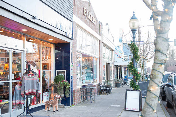 istock Downtown shops in North Bend, WA 2251106732
