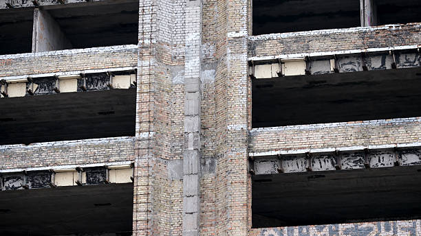 istock Urban decay reveals history in crumbling concrete structure 2251112678