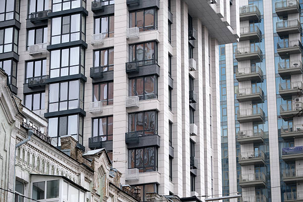 istock Modern architecture meets historical charm in urban setting 2251112686