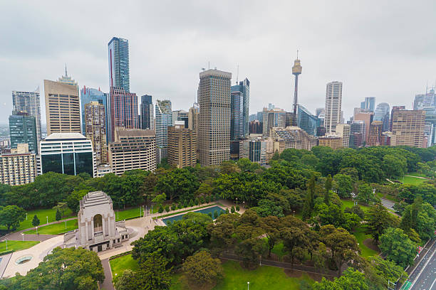 istock Aerial view of Hyde Park, Sydney 2251113332